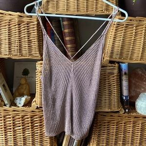 METAL SHINY TANK TOP